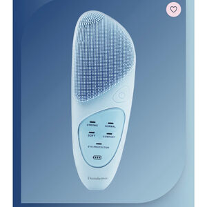 NEW in Box Dermalactives PureSkin Cleansing Brush One Size Light Blue
